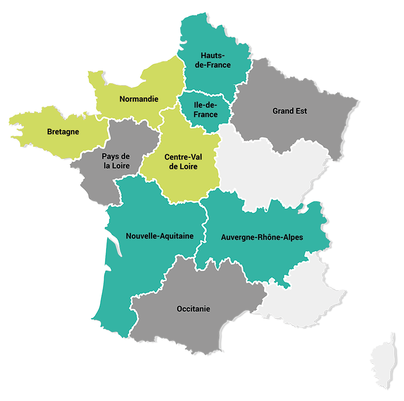 Carte de France Ombello